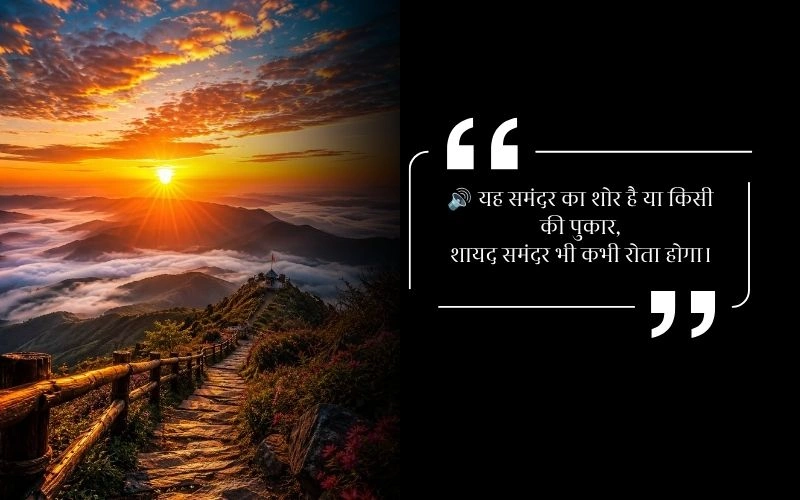 Zindagi Samandar Shayari