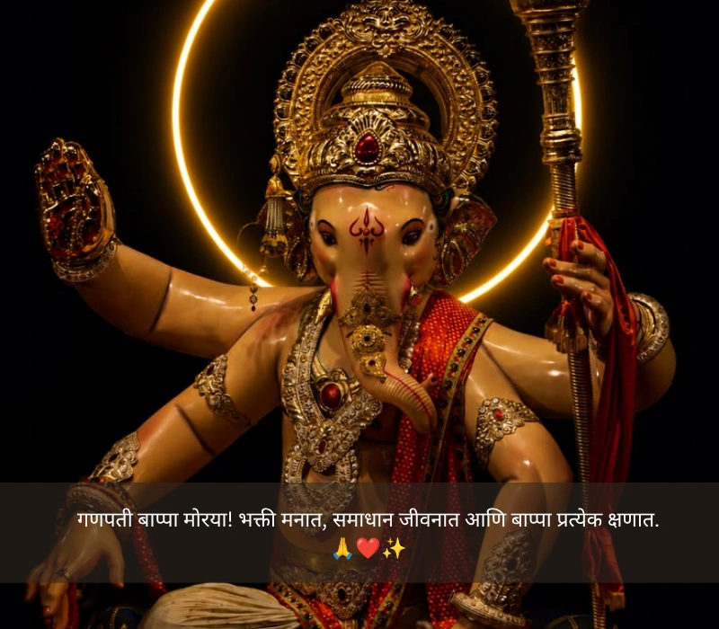 Ganpati Visarjan Quotes In Marathi For Instagram