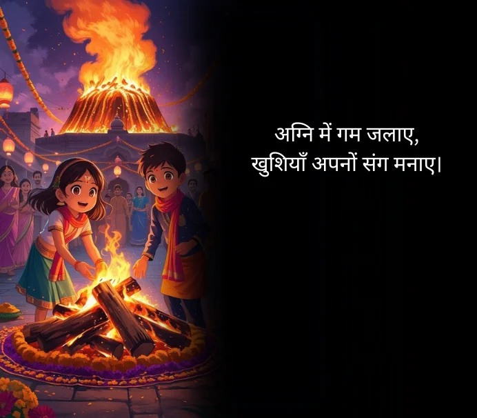 Blessing Holika Dahan Quotes in Hindi