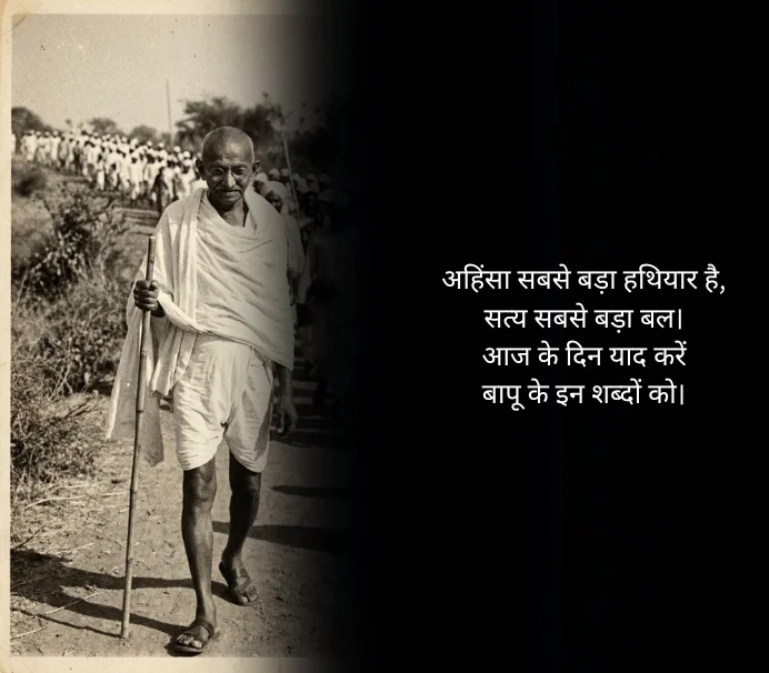 Gandhi Jayanti Wishes in Hindi