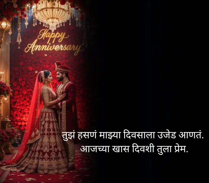 Happy Anniversary Wishes for Husband in Marathi