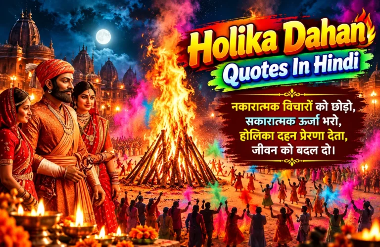 150+ Best Holika Dahan Quotes In Hindi – बुराई खत्म, अच्छाई शुरू। 150+ Best Holika Dahan Quotes In Hindi – बुराई खत्म, अच्छाई शुरू।