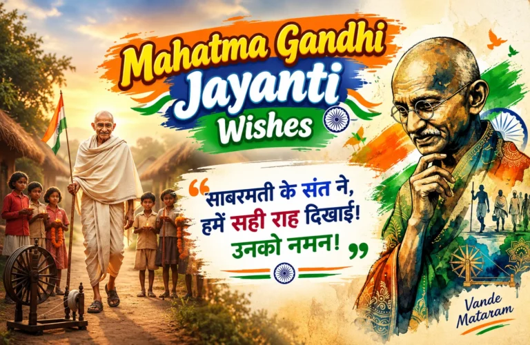 100+ Best Mahatma Gandhi Jayanti Wishes – प्रेम से जीत हासिल करें। Wishcaption.com