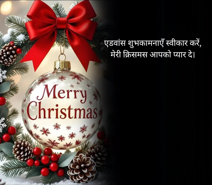 Merry Christmas Quotes in Hindi