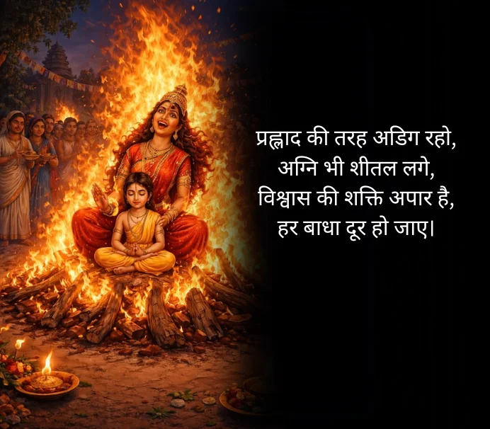 Positive Thinking Holika Dahan Quotes in Hindi