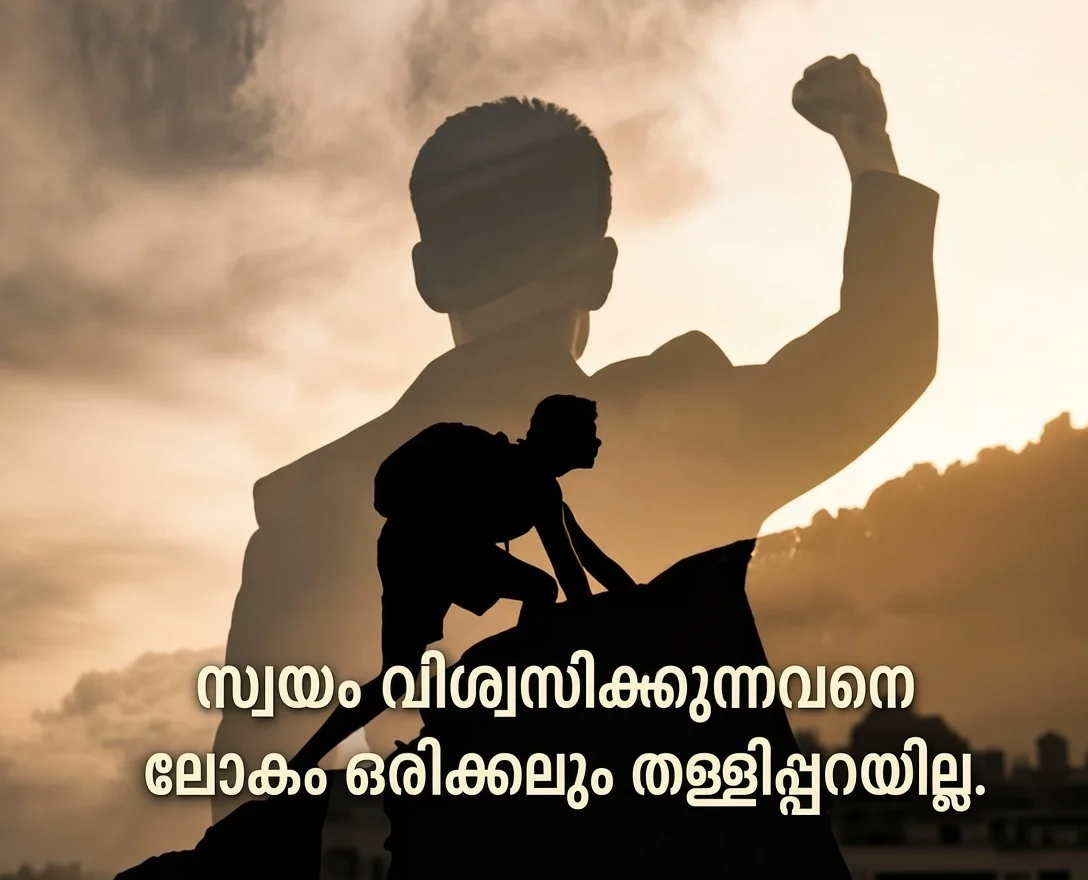 Self Confidence Motivational Quotes in Malayalam