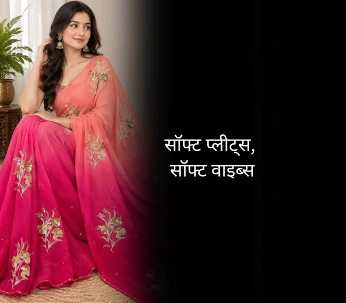 Short Saree Captions Aesthetic One Word