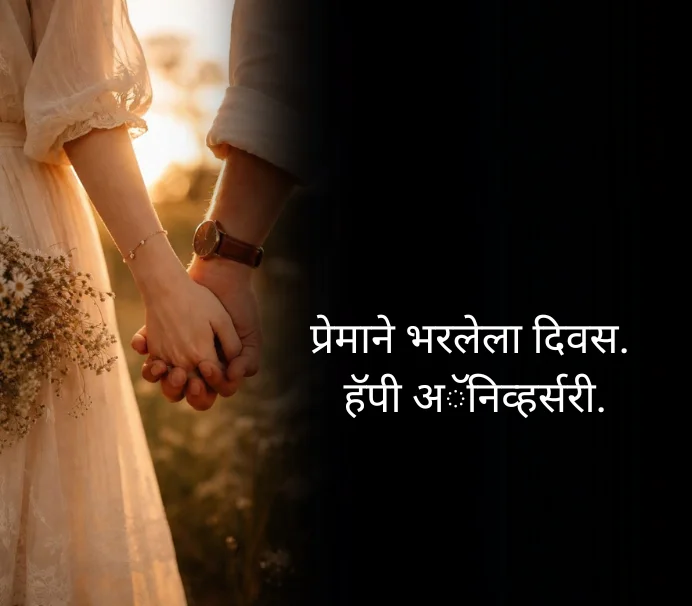 Wedding Anniversary Wishes for Husband in Marathi