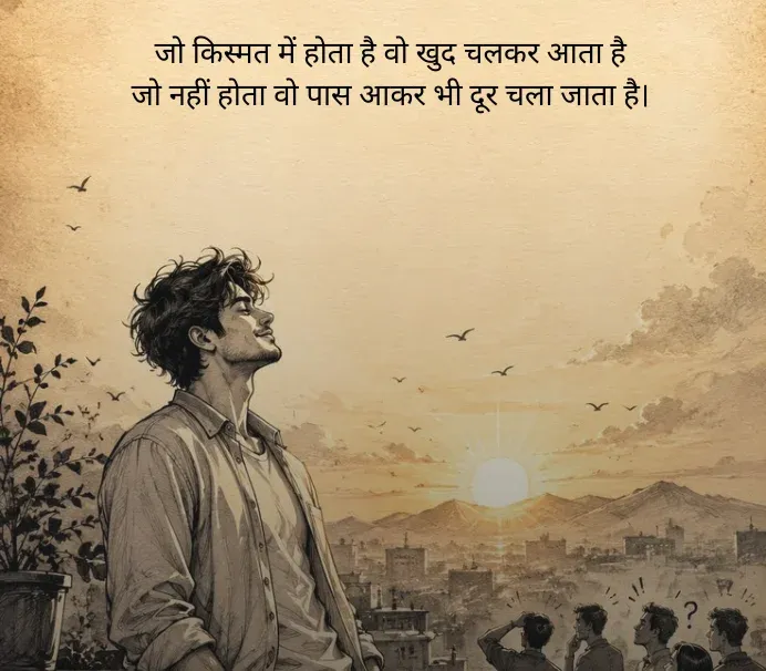 किस्मत life शायरी