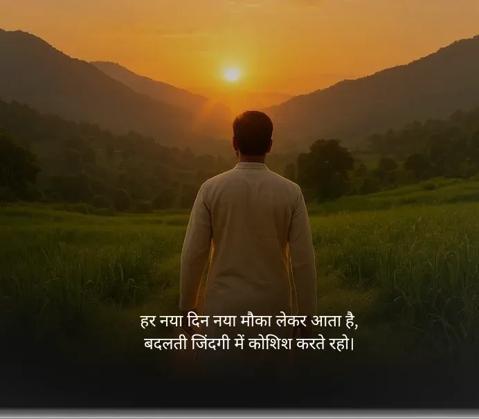 बदलती जिंदगी शायरी 2 लाइन