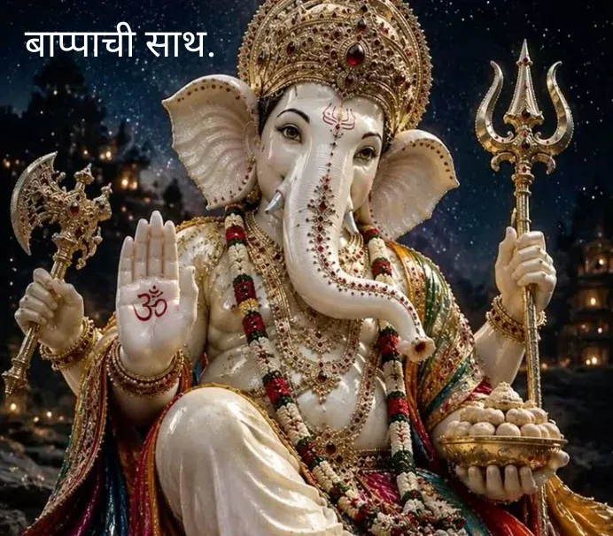 Ganpati Bappa Quotes in Marathi