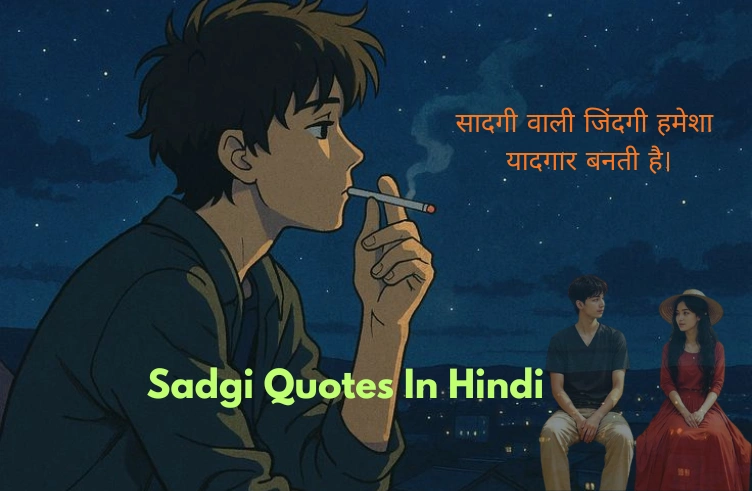 100+ Best Sadgi Quotes In Hindi : सादा जीवन, सच्चा सुख। Wishcaption.com 100+ Best Sadgi Quotes In Hindi : सादा जीवन, सच्चा सुख। Wishcaption.com