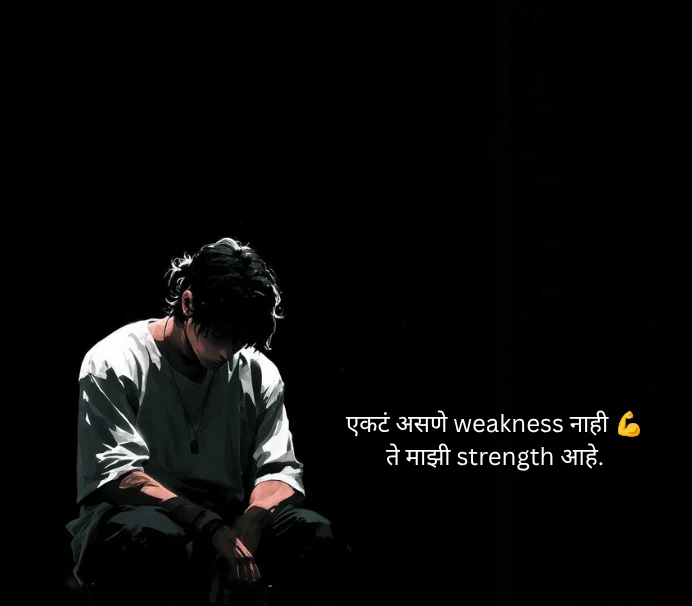 Alone Quotes in Marathi for Instagram