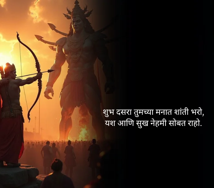 Dussehra Wishes in Marathi for Girlfriend