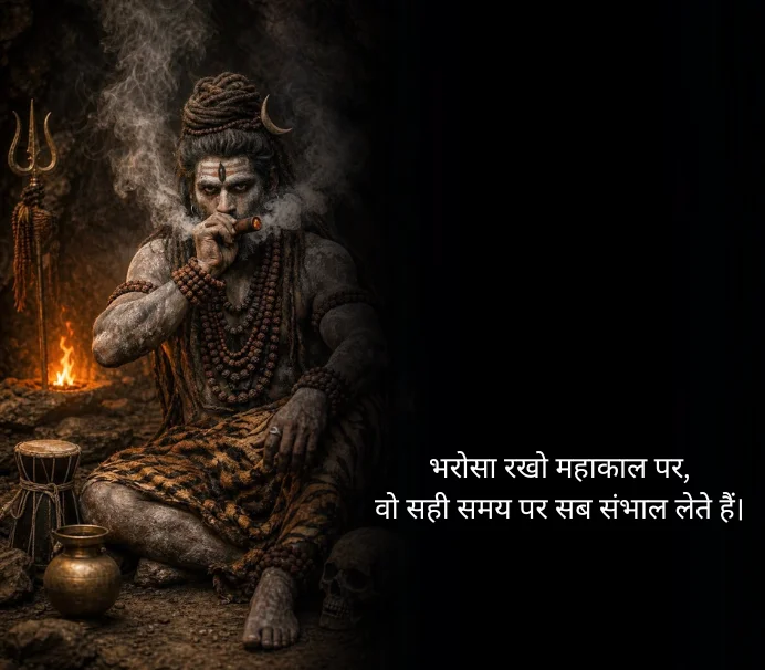 For Girl Trust Lord Shiva Quotes in Hindi