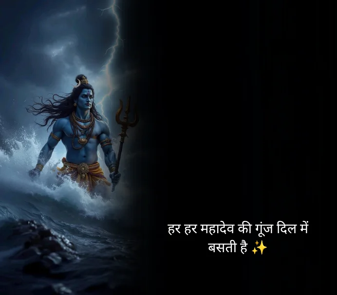 Har Har Mahadev Caption in Hindi