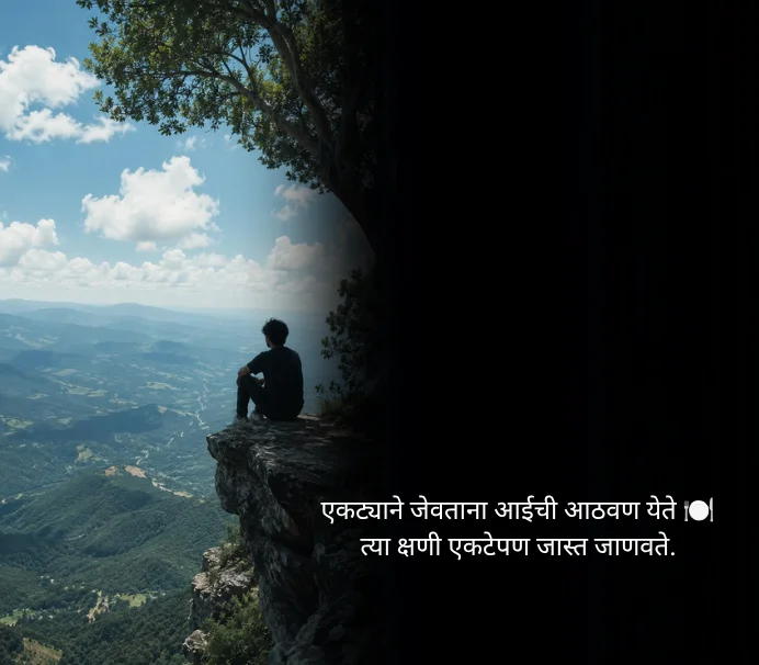 Heart Touching Alone Quotes in Marathi