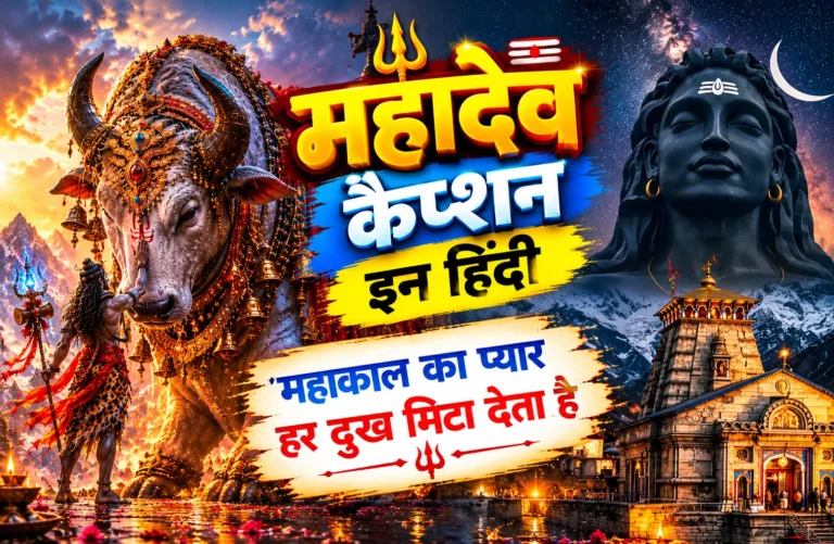 100+ Best Mahadev Caption in Hindi | Short & Powerful Lines 100+ Best Mahadev Caption in Hindi | Short & Powerful Lines