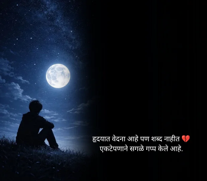 Sad Alone Quotes in Marathi
