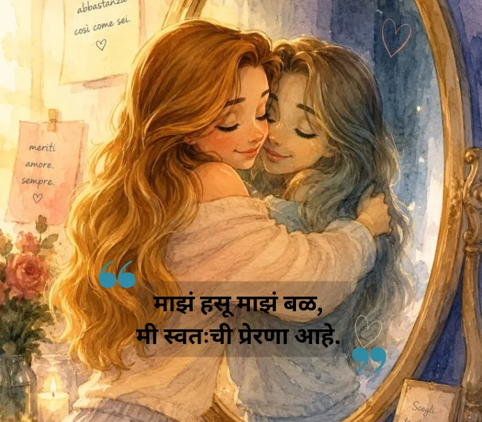 Self Love Quotes in Marathi for Girl