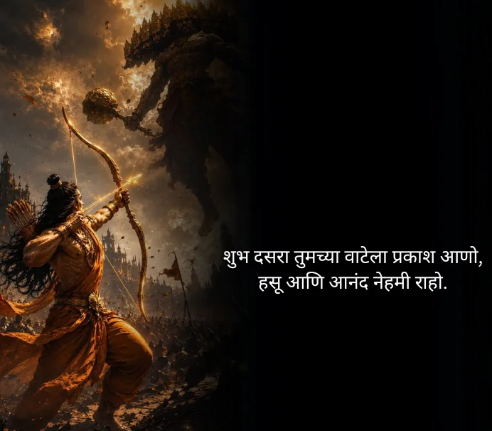 Shubh Dussehra Wishes in Marathi